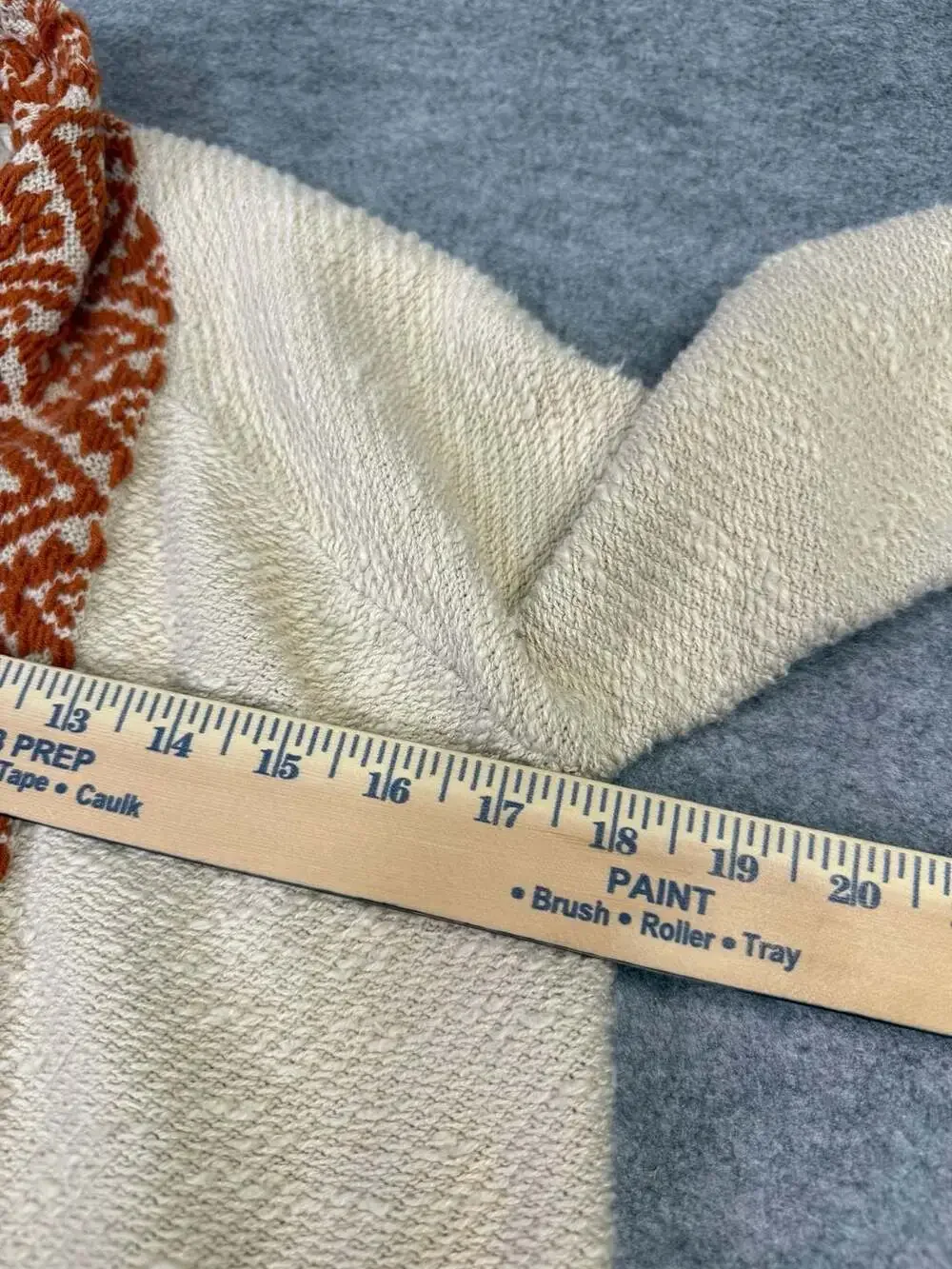 Lucky Brand Aztec Sweater Cardigan Size XS Open Front Nordic Boho Knit